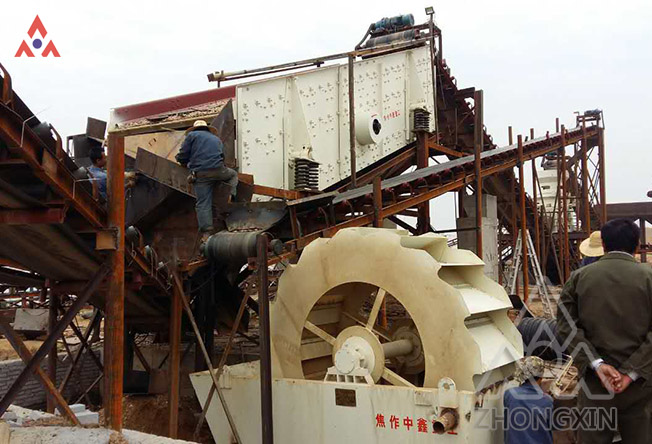 sand washing machine