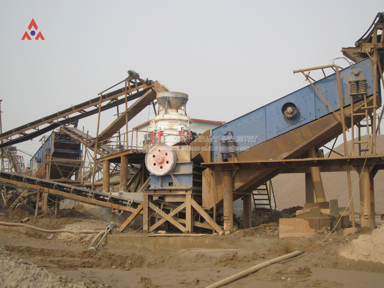 Rock crushing machinery